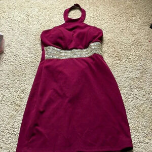 Speechless wine colored sleeveless dress size 5 juniors NWT